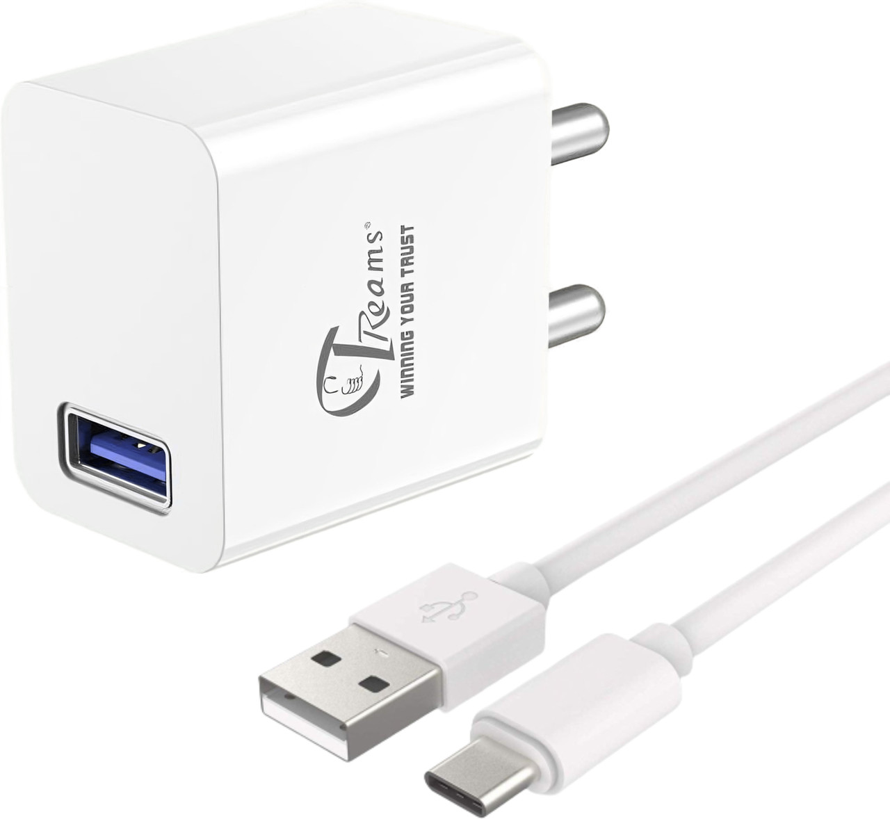 TReams 12 W Quick Charge 2.4 A Wall Charger for Mobile. - Image 2